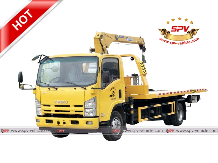 Road Wrecher Truck with Crane ISUZU, Road Wrecker Truck, Tow